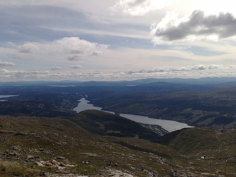 Areskutan View from Åre skutan, where the meeting is being held.